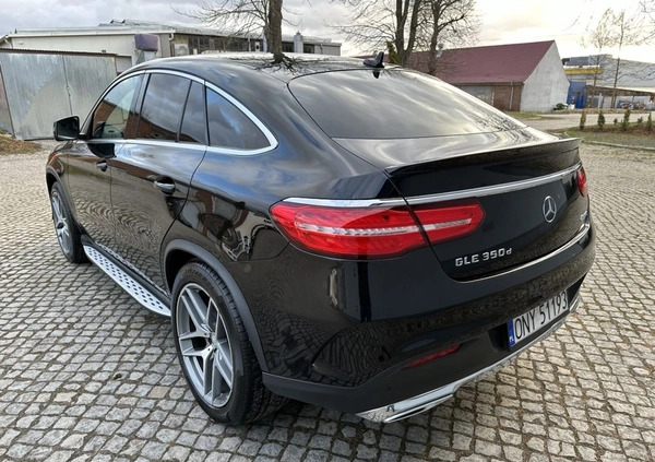 Mercedes-Benz GLE cena 176000 przebieg: 197000, rok produkcji 2015 z Nysa małe 781